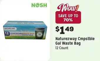 Grocery Outlet Cmpstble Gal Waste Bag offer