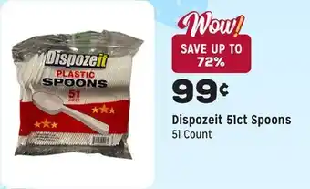 Grocery Outlet 51ct Spoons offer