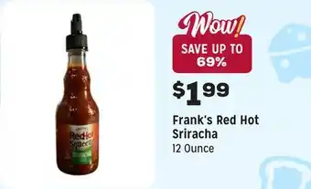 Grocery Outlet Red Hot Sriracha offer