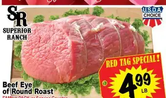 Superior Grocers Beef Eye of Round Roast offer