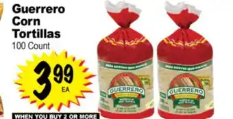 Superior Grocers Guerrero Corn Tortillas offer