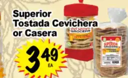 Superior Grocers Superior Tostada Cevichera or Casera offer