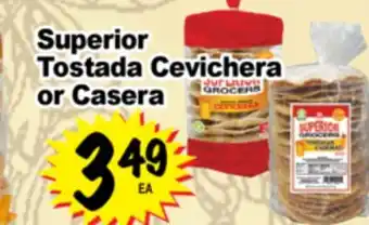 Superior Grocers Superior Tostada Cevichera or Casera offer