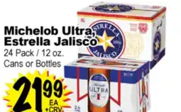 Superior Grocers Michelob Ultra, Estrella Jalisco offer