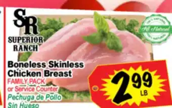 Superior Grocers Boneless Skinless Chicken Breast offer