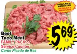 Superior Grocers Beef Taco Meat offer