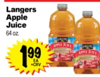 Superior Grocers Langers Apple Juice offer