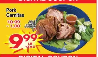 Superior Grocers Pork Carnitas offer