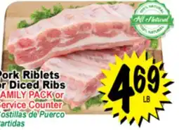 Superior Grocers Pork Riblets or Diced Ribs offer