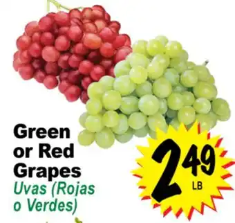 Superior Grocers Green or Red Grapes offer