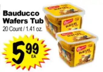 Superior Grocers Bauducco Wafers Tub offer