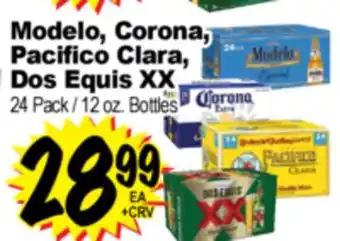 Superior Grocers Modelo, Corona, Pacifico Clara, Dos Equis XX offer