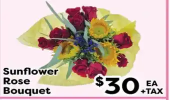 Superior Grocers Sunflower Rose Bouquet offer