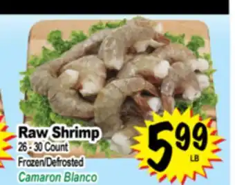 Superior Grocers Raw Shrimp offer