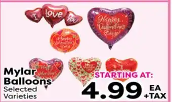 Superior Grocers Mylar Balloons offer