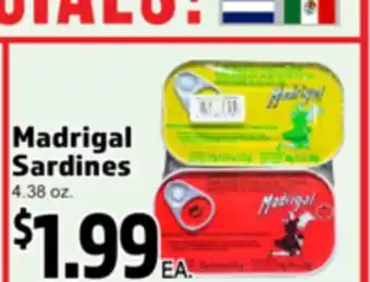 Superior Grocers Madrigal Sardines offer