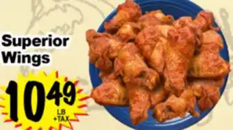 Superior Grocers Superior Wings offer