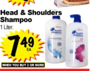 Superior Grocers Head & Shoulders Shampoo offer