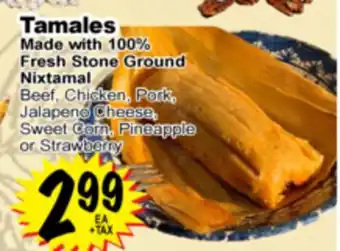 Superior Grocers Tamales Made with 100% Fresh Stone Ground Nixtamal offer