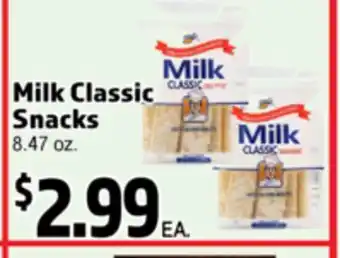 Superior Grocers Milk Classic Snacks offer