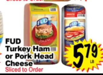 Superior Grocers FUD Turkey Ham or Pork Head Cheese offer