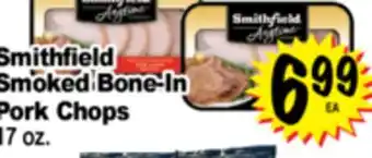 Superior Grocers Smithfield Smoked Bone-In Pork Chops offer