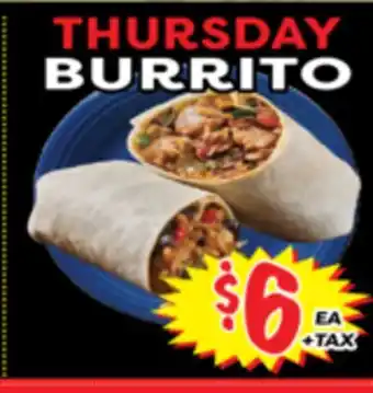 Superior Grocers BURRITO offer