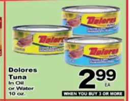 Superior Grocers Dolores Tuna offer