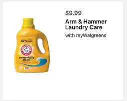 Walgreens Arm & Hammer Laundry Care offer