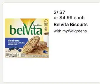 Walgreens Belvita Biscuits offer