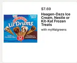 Walgreens Haagen-Dazs Ice Cream, Nestle or Kit-Kat Frozen Treats offer