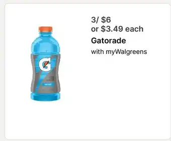 Walgreens Gatorade offer