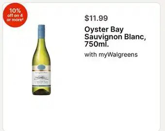 Walgreens Oyster Bay Sauvignon Blanc, 750ml offer