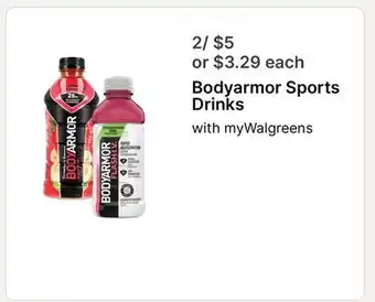 Walgreens Bodyarmor Sports Drinks offer