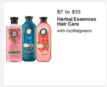 Walgreens Herbal Essences Hair Care offer