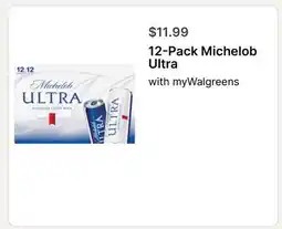 Walgreens 12-Pack Michelob Ultra offer