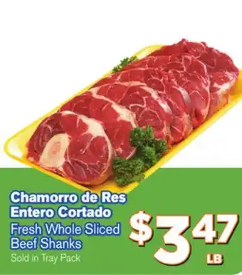 El Super Fresh Fresh Whole Sliced Beef Shanks offer