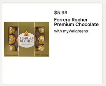 Walgreens Ferrero Rocher Premium Chocolate offer