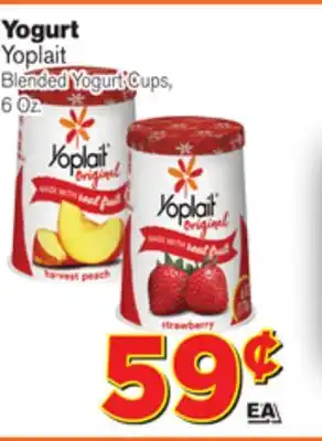 El Super Fresh Yoplait Blended Yogurt Cups offer