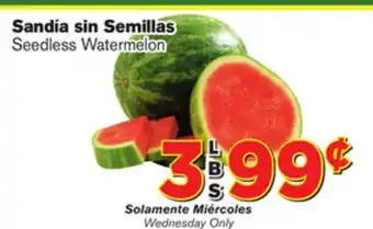 El Super Fresh Seedless Watermelon offer