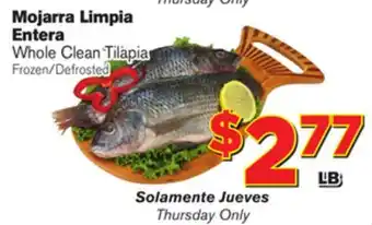 El Super Fresh Whole Clean Tilapia offer