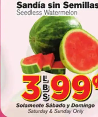 El Super Fresh Seedless Watermelon offer