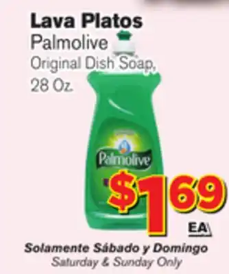 El Super Fresh Palmolive Original Dish Soap offer