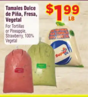 El Super Fresh For Tortillas or Pineapple, Strawberry 100% Vegetal offer