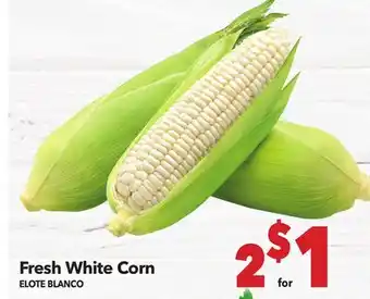 Vallarta Supermarkets Fresh White Corn / ELOTE BLANCO offer