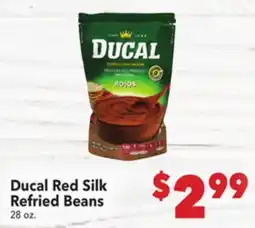 Vallarta Supermarkets Ducal Red Silk Refried Beans offer