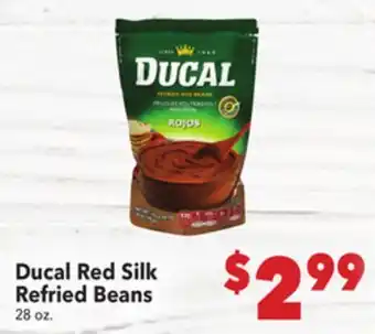 Vallarta Supermarkets Ducal Red Silk Refried Beans offer