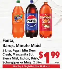 Vallarta Supermarkets Fanta offer