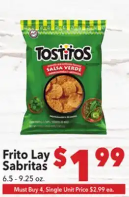 Vallarta Supermarkets Frito Lay Sabritas offer