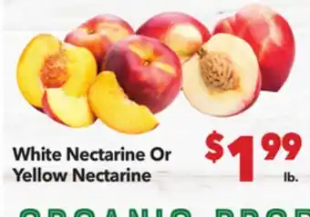 Vallarta Supermarkets White Nectarine Or Yellow Nectarine offer